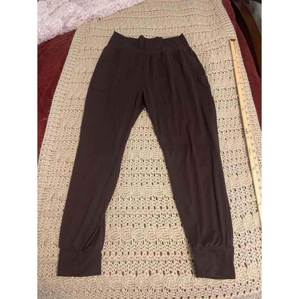 Rae‎ Mode Womens Black Jogger Pants L Polyester Spandex